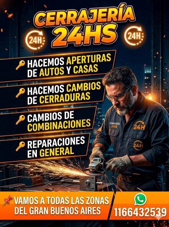 URGENCIAS CERRAJERO A DOMICILIO LAS 24 HORASSSSSSSSSSSSSSSSSSSSS en Beccar - Imagen 5