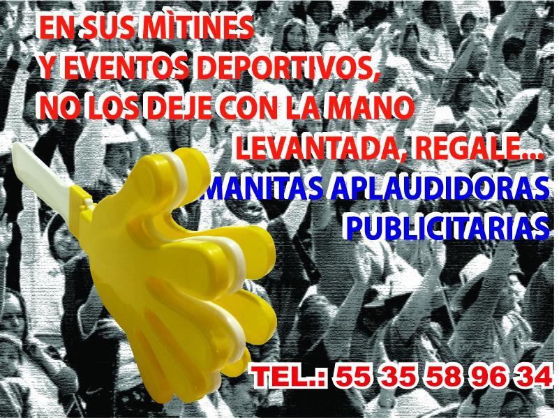 CORNETAS PUBLICITARIAS RUIDOSAS DE PLASTICO PARA CAMPAÑAS en México - Imagen 1
