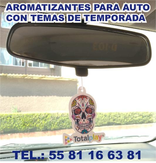 TARJETAS DESODORANTES PARA AUTOS CON AROMA DE ROSAS en Interlomas - Imagen 5