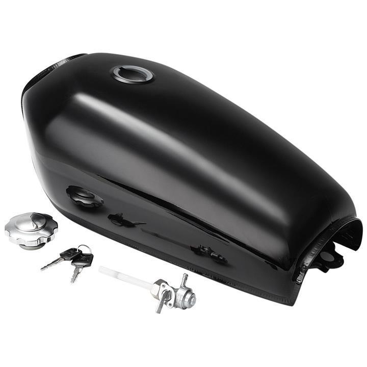 9L Fuel Gas Tank With Cap Switch Key Retro Motorcycle … in Highgate Hill - Image 1