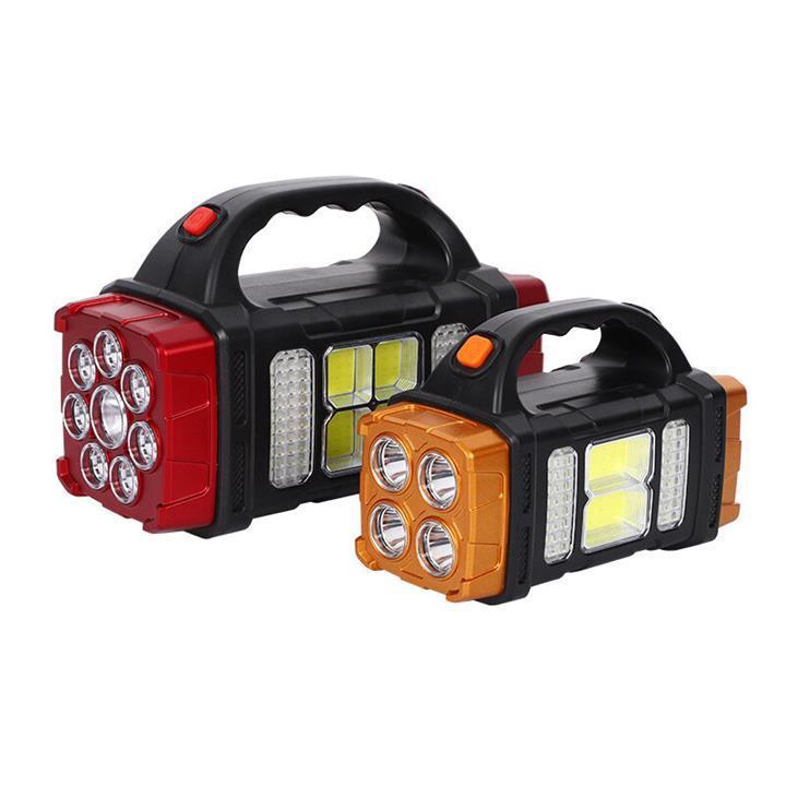Portable Solar LED Flashlight With COB Work Lights USB … in Australia - Image 1