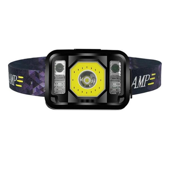 XPG+COB Sensor Headlamp Three Lights Source Strong Light … in Wallsend - Image 1