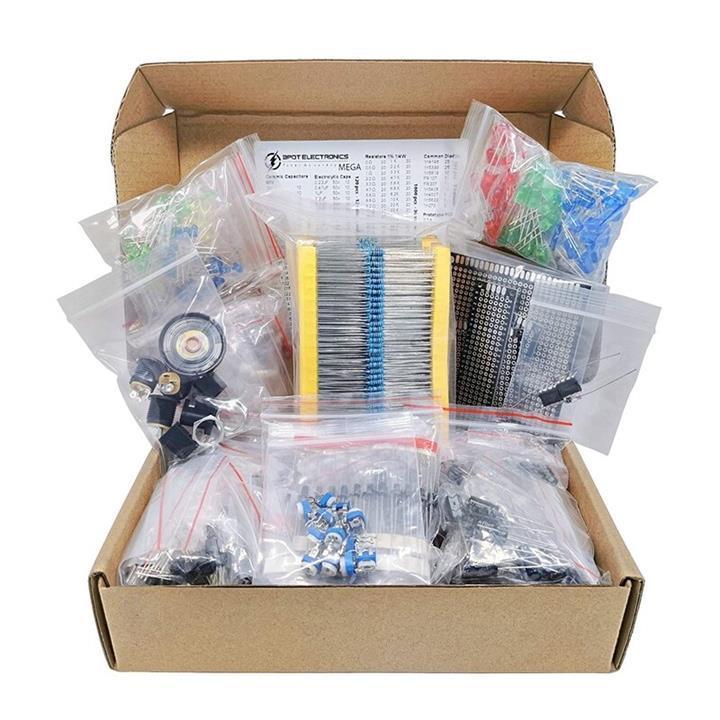 1900PCS Mega Electronic Component Assortment Kit Capacitors … in Hobart - Image 1