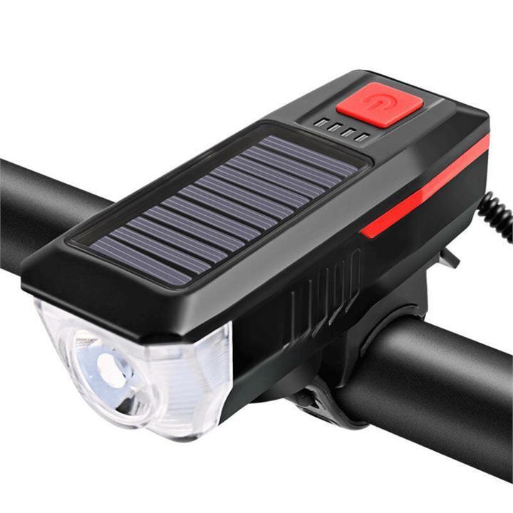 Bicycle Light Solar USB Rechargeable Bike Headlight … in Wallsend - Image 1