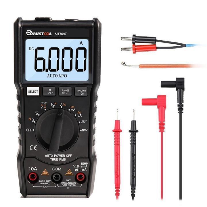 MUSTOOL MT108T True RMS NCV Temperature Tester Digital … in Newcastle - Image 1
