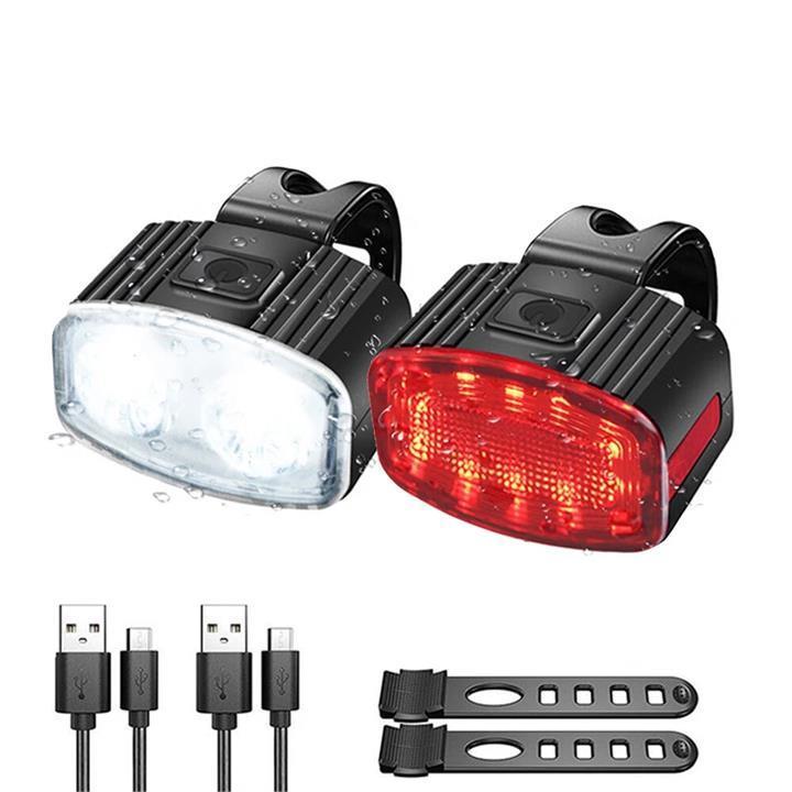 Bike USB Rechargeable Rear Light Front Light Set, Bicycle … in Braddon - Image 1