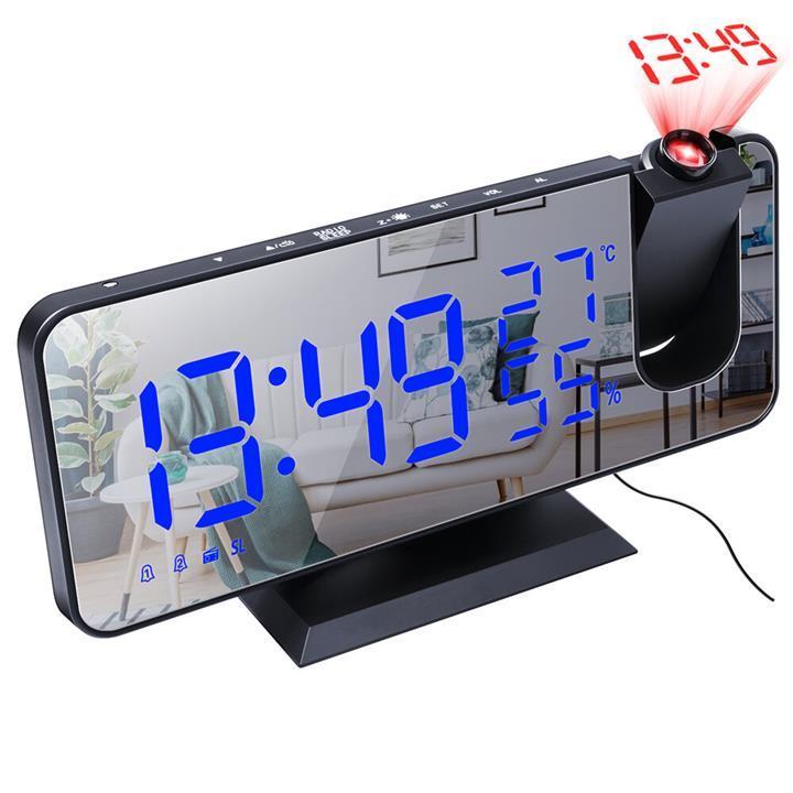 LED Mirror Alarm Clock Big Screen Temperature and Humidity … in Seaton - Image 1