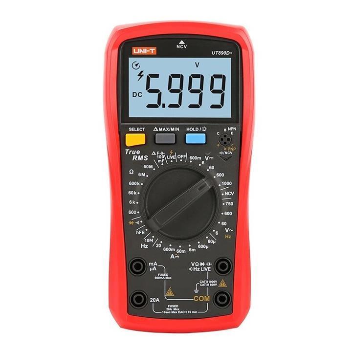 UNI-T UT890D+ True RMS Digital Multimeter Manual Range AC … in Brisbane - Image 1