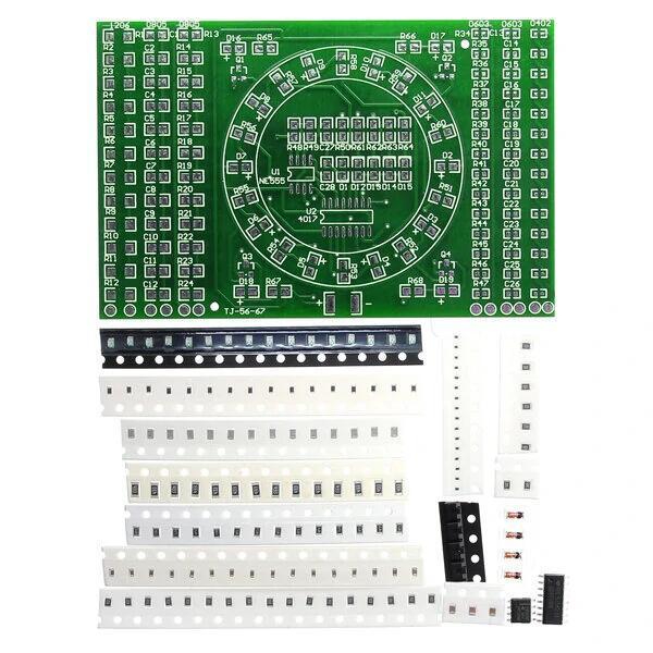 3Pcs DIY SMD Rotating LED SMD Components Soldering Practice … in Seaton - Image 1