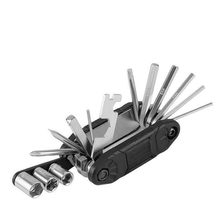16 In 1 Bicycle MultitoolRepair Tool Kit With Bike Tire … in Wallsend - Image 1