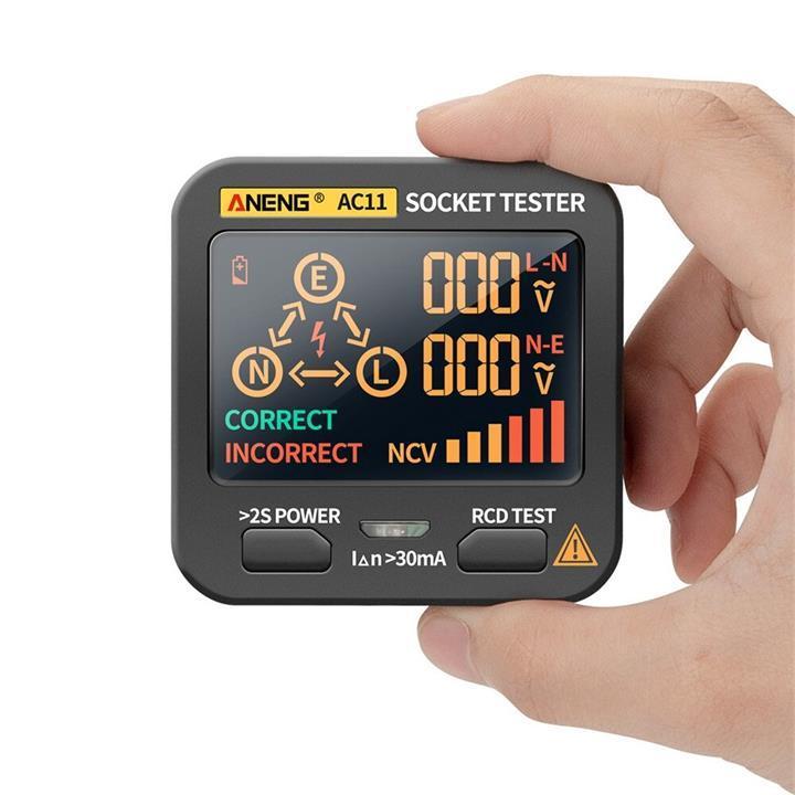 ANENG AC11 LED Screen Muti-function Socket Tester Phase … in Australia - Image 1