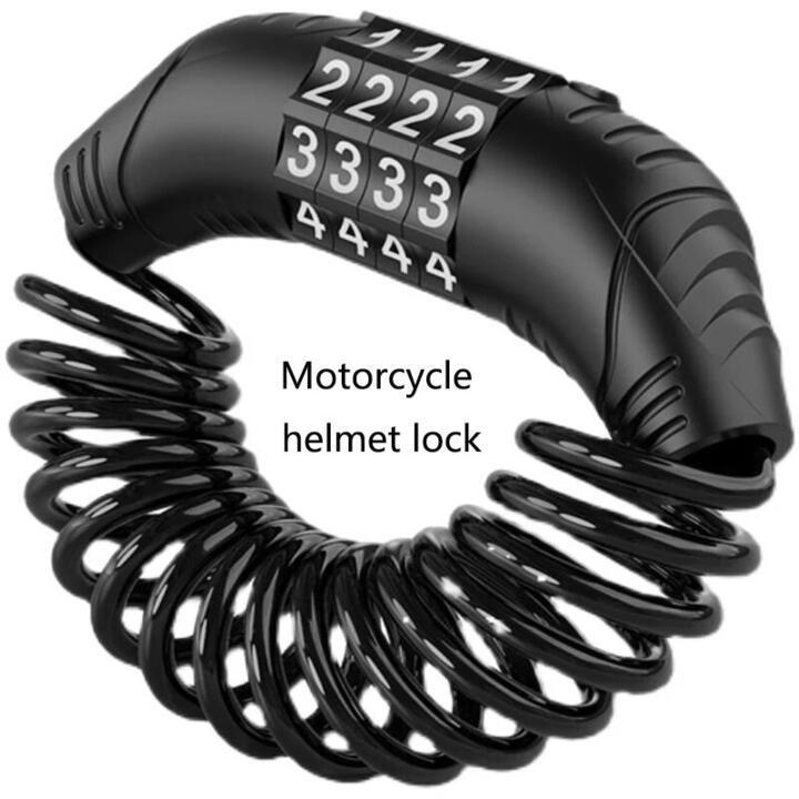 Password Motorcycle Security Helmet Wire Lock Portable … in Elsternwick - Image 1