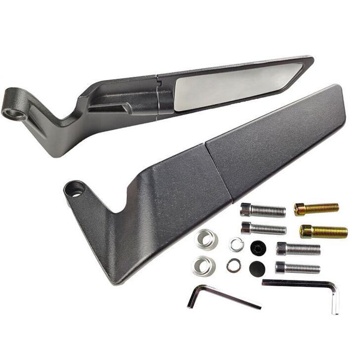 Motorcycle Wind Wing Side-Mirror Rear View Mirrors Side … in Klemzig - Image 1