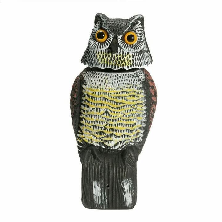 Outdoor Owl Bird Repellent Mouse Deterrent with Electronic … in Sydney - Image 1