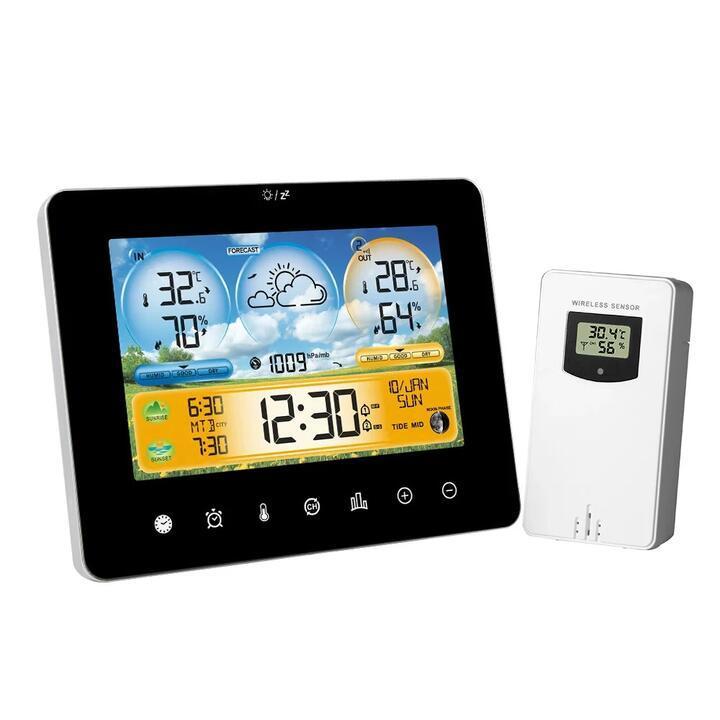 Multifunctional Touchscreen Weather Station Alarm Clock … in Townsville - Image 1