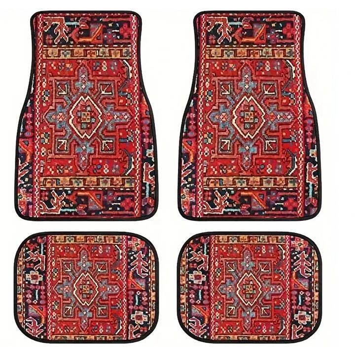 4 Pcs Car Floor Carpets Persian Style Set Front and Rear … in Perth - Image 1
