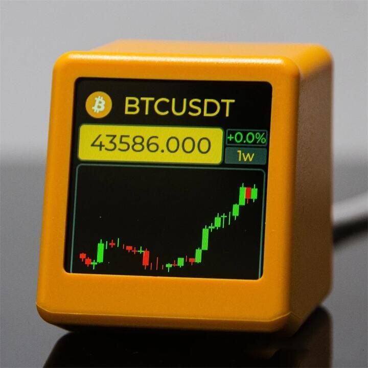 WiFi Weather Clock Stocks Exchange Rates Bitcoin Cryptocurre … in Townsville - Image 1