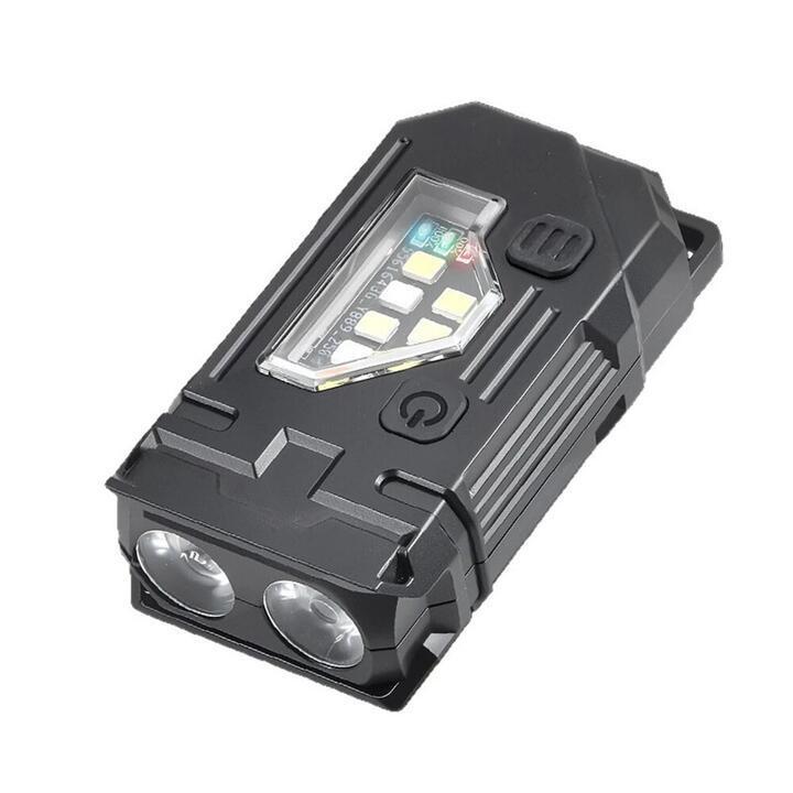 Portable LED+COB Mini LED Keychain Light USB Rechargeable … in Australia - Image 1