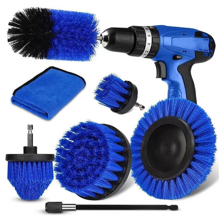 7PCS Set of Drill Brush Cleaning Set Multiple Sizes Nylon … in Newcastle - Image 1