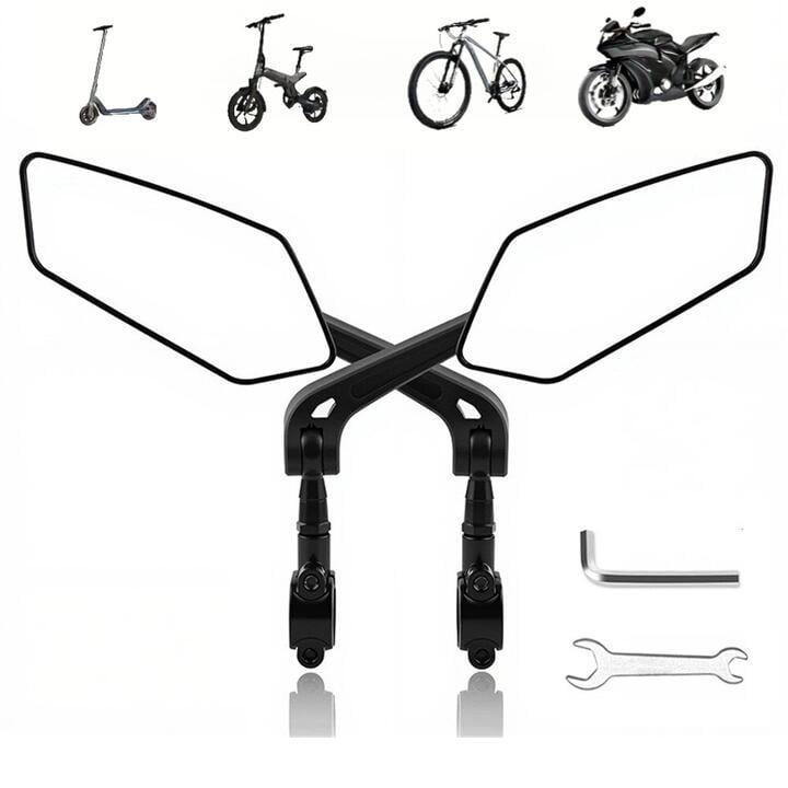 BENGGUO 1 Pair Bicycle Rearview Mirror 360° Rotation … in Braddon - Image 1