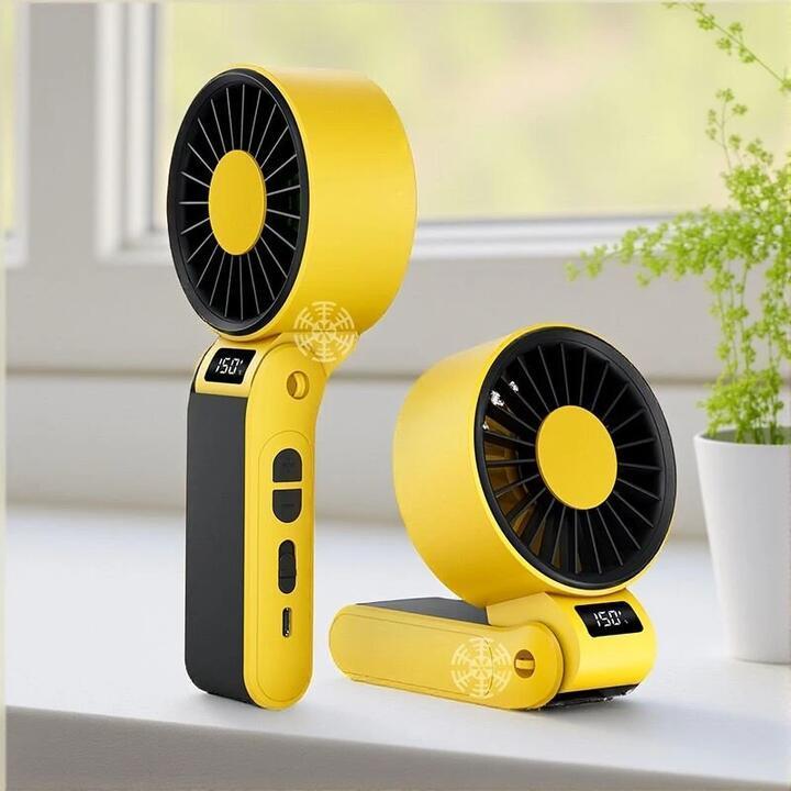 Foldable Handheld Fan 150 High Speed Adjustable Noise Free … in Mackay - Image 1