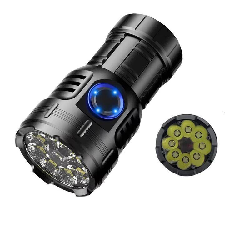 8pcs LED Powerful LED Flashlight USB Rechargeable Camping … in Perth - Image 1