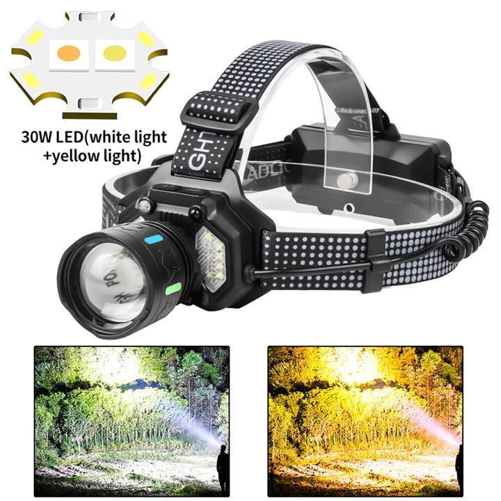 IPRee Dual Light Source Zoomable LED Headlamp with Sensing … in Mackay - Image 1
