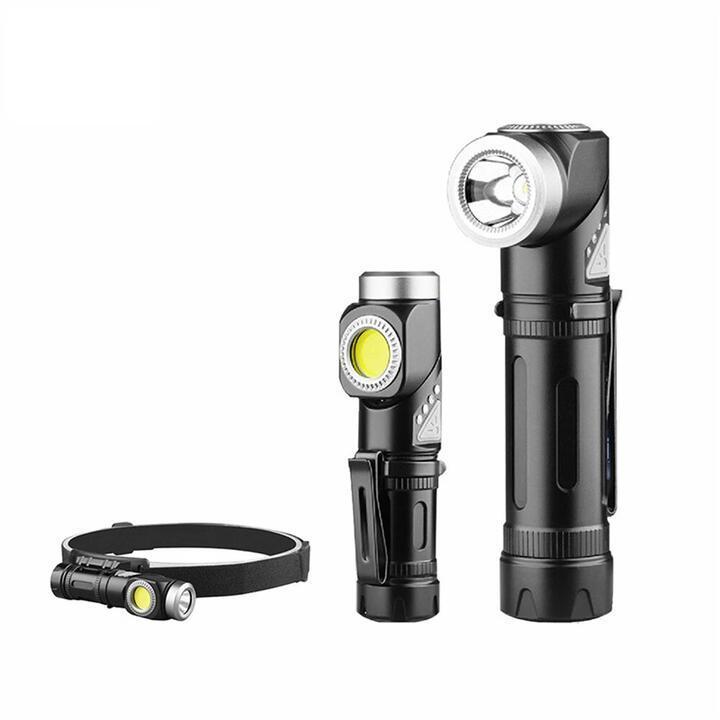 2 In 1 L-shape Flashlight LED Headlamp USB Rechargeable … in Newcastle - Image 1