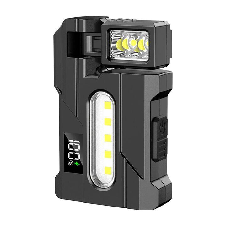 Multipurpose Dual Light Source LED Keychain Flashlight LCD … in Newcastle - Image 1