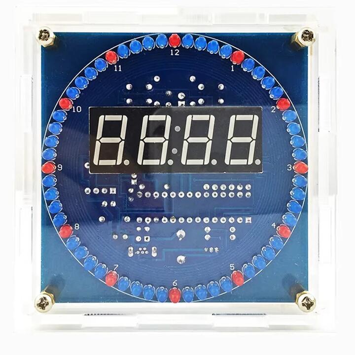 DIY Rotating LED Clock Kit 5V USB Digital Time Display … in Australia - Image 1