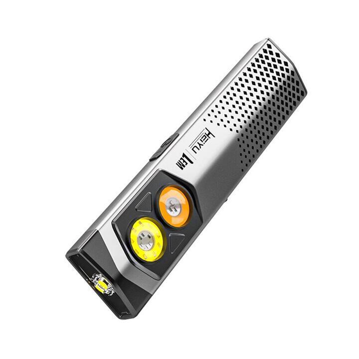 USB Rechargeable LED Multiple Colors Flashlight with Magnet … in Australia - Image 1