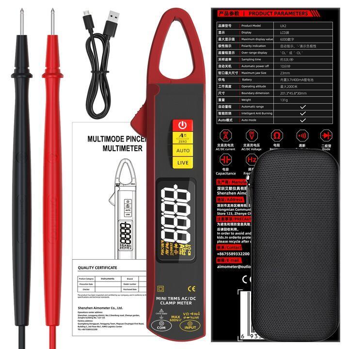 BSIDE UX1 UX2 Digital Clamp Meter True RMS 6000 Counts … in Australia - Image 1