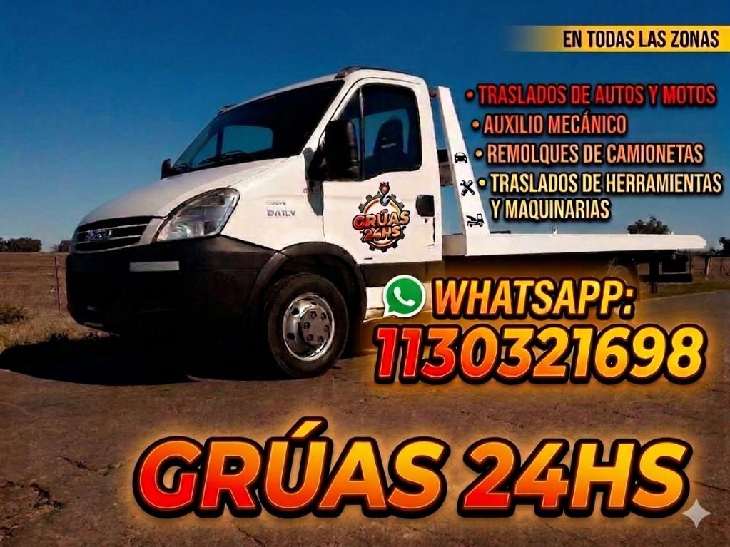 GRÚAS 24 HORAS LOS 365 DIAS DEL AÑO LLAMANOSSSSSSSSSSSSSSSSSSSSS en Moreno - Imagen 1