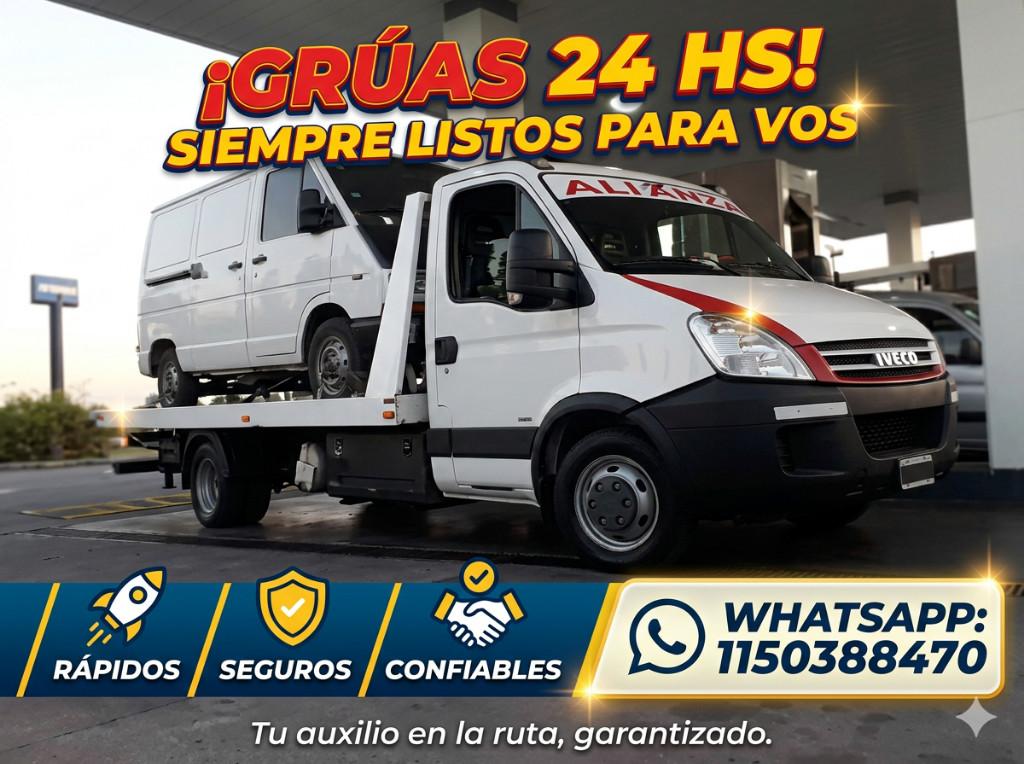 GRÚAS 24 HORAS TRASLADOS DE AUTOS, MOTOS, CAMIONETAS Y DEMÁSSSSS en La Reja - Imagen 1