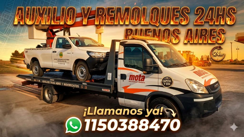 GRÚAS 24 HORAS TRASLADOS DE AUTOS, MOTOS, CAMIONETAS Y DEMÁSSSSS en La Reja - Imagen 4