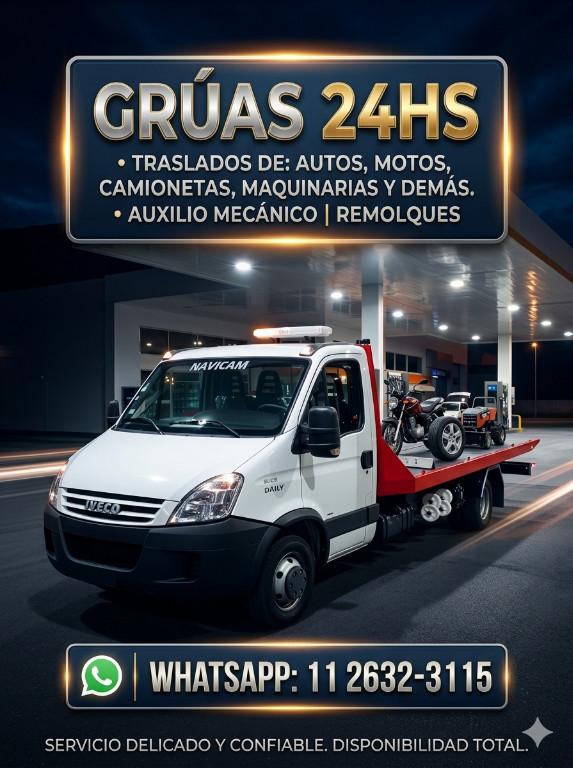 REMOLQUES TRASLADOS A TODAS LAS ZONAS LLAMENOS EN 24 HORASSSSSSS en Hurlingham - Imagen 4