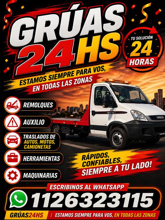 REMOLQUES TRASLADOS A TODAS LAS ZONAS LLAMENOS EN 24 HORASSSSSSS en Hurlingham - Imagen 7
