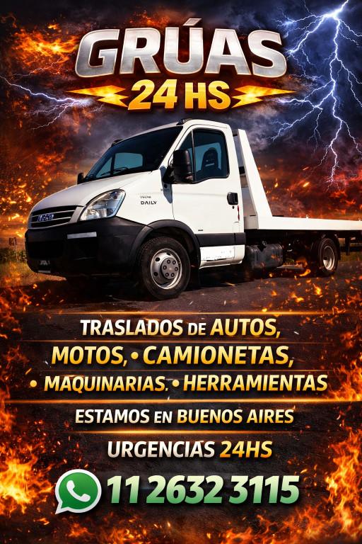 REMOLQUES TRASLADOS A TODAS LAS ZONAS LLAMENOS EN 24 HORASSSSSSS en Hurlingham - Imagen 8