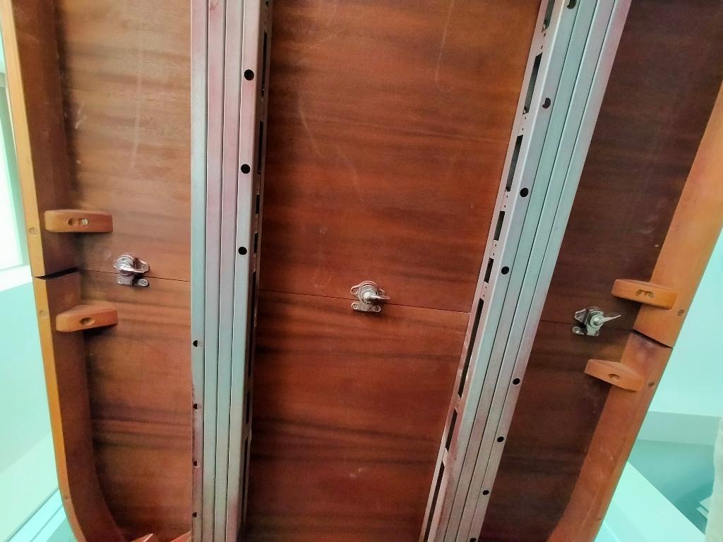 Van Treight Dining Set, extendable solid timber table, 6 chairs in Leichhardt - Image 8
