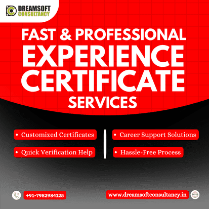 Experience Certificates Provider in Delhi in Amritsar - Image 1