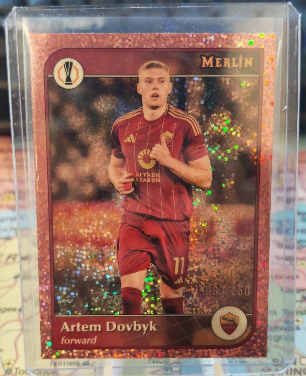 Topps Merlin Collections 2 Limitierte/250 Karten As Roma in Wien - Bild 2