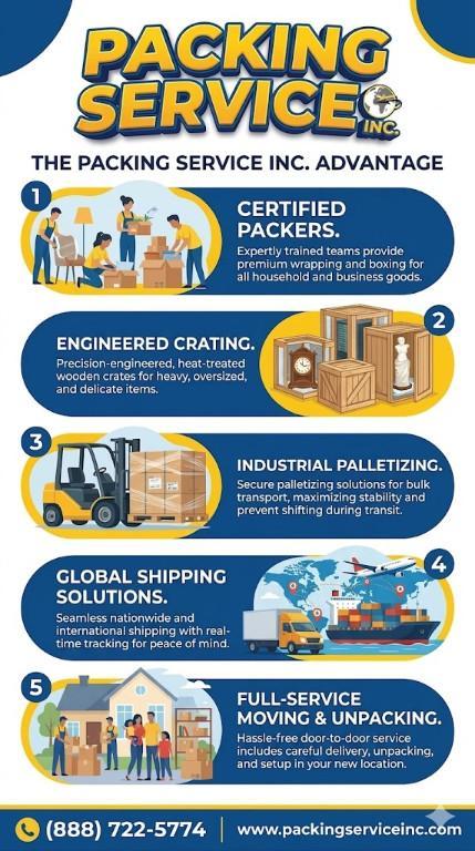 Packing Service Inc. - Packing, Loading, Crating Palletizing, Sh in New York - Image 2