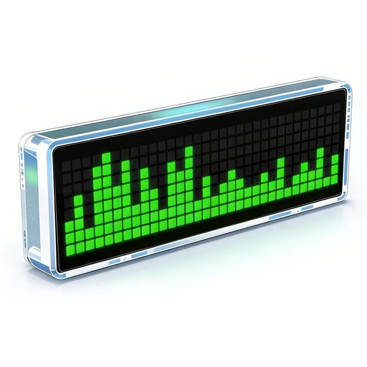 Music Spectrum Clock DIY Kit 8x32 LED Matrix 256 LEDs USB-C … in Australia - Image 1