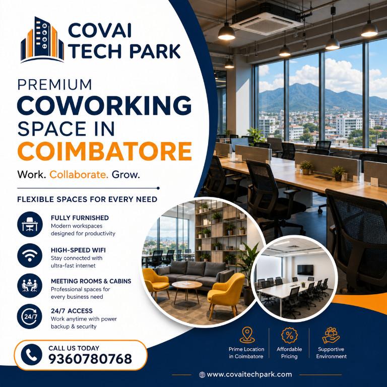Co-working Space In Coimbatore in Peelamedu - Image 1