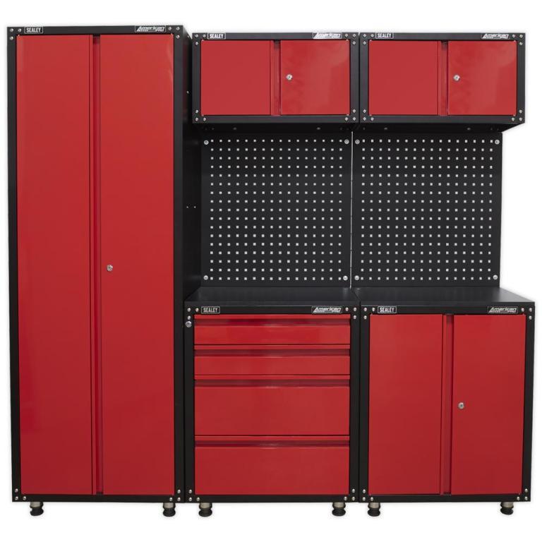 Sealey American Pro Modular Storage System Combo Black / Red in Brighton - Image 1