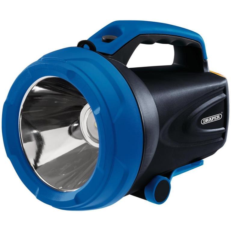 Draper 20w LED Rechargeable Spotlight Torch Blue in London - Image 1