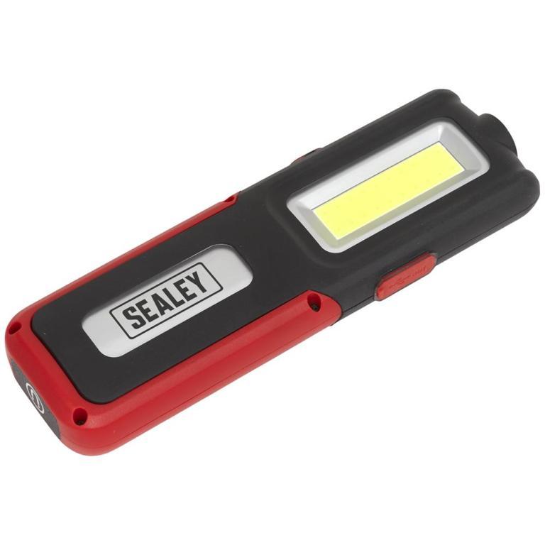 Sealey Rechargeable 5W Inspection Lamp and Power Bank Red in Glasgow - Image 1