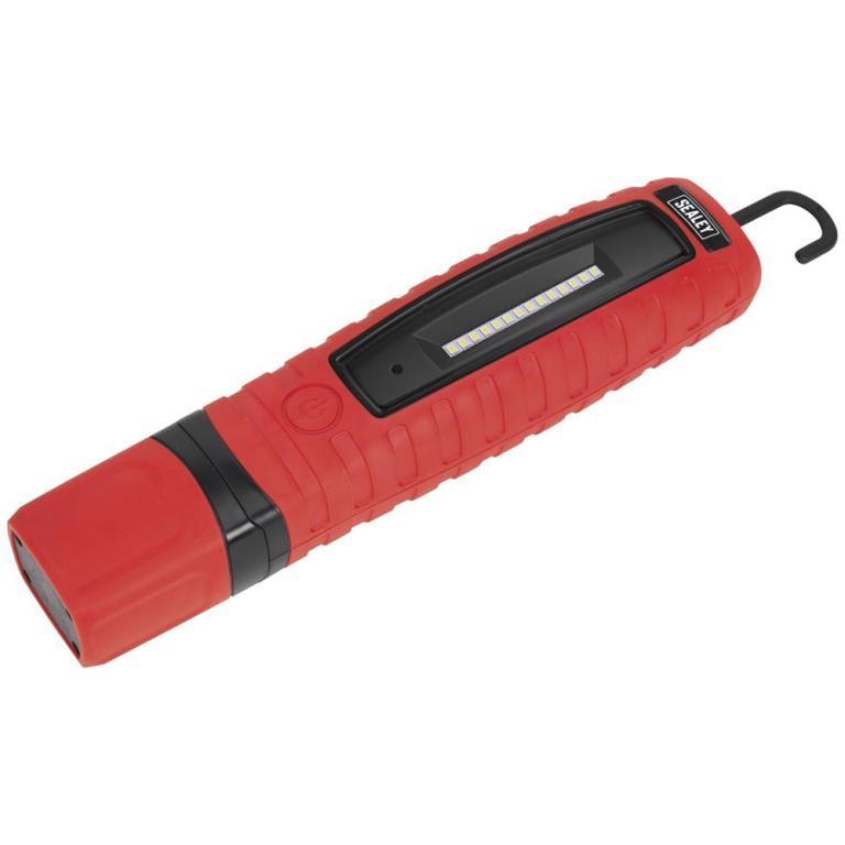 Sealey Rechargeable 360° Inspection Lamp 3w 10 LED Li-ion Red in Bristol - Image 1