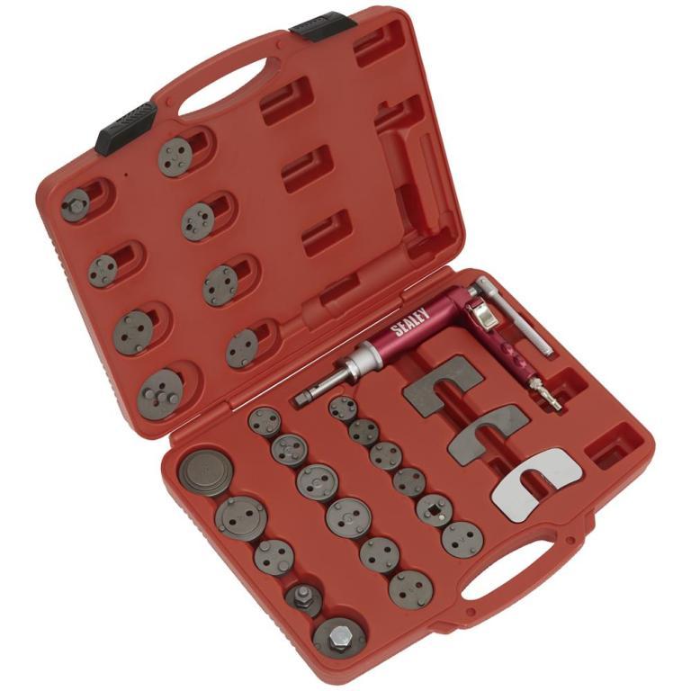 Sealey 29 Piece Air Operated Brake Piston Wind Back Tool Kit in Wimbledon - Image 1