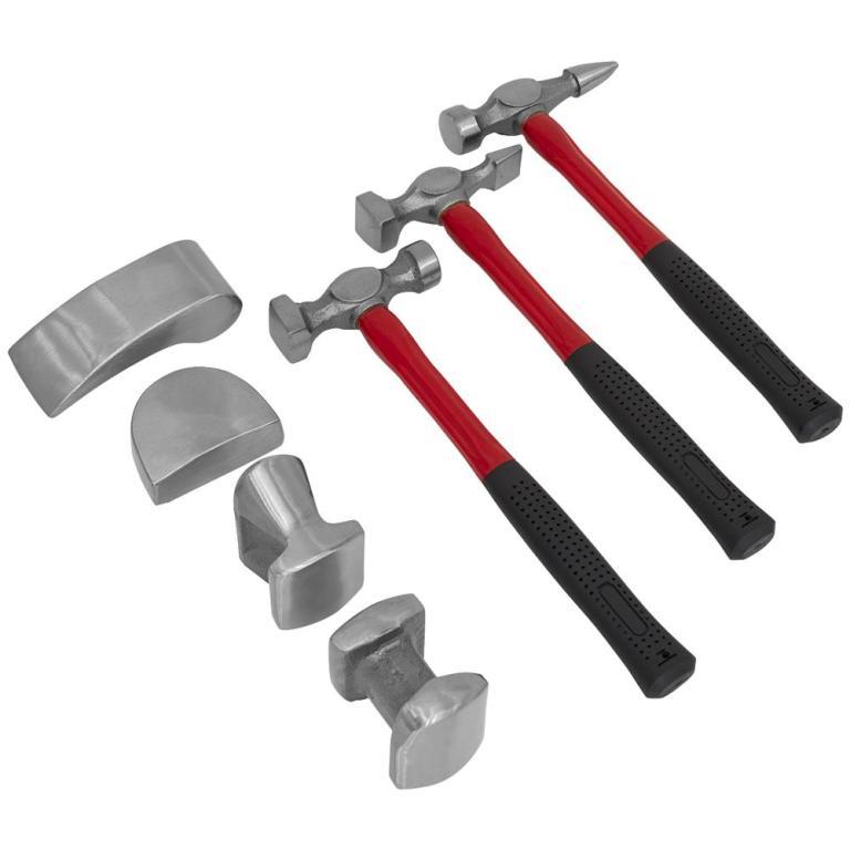 Sealey CB707 7 Piece Drop-Forged Panel Beating Set in Fallowfield - Image 1